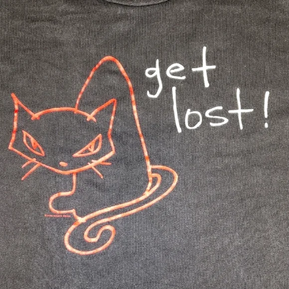 Vintage Emily The Strange Rare Graphic Tee Shirt Plus Size 2 - Picture 1 of 7